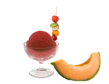 sorbet au Porto et melon